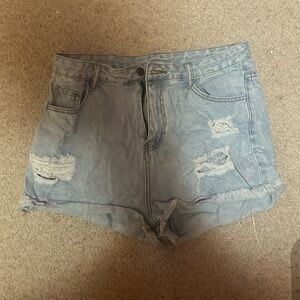 Unworn Ripped Jean Shorts
